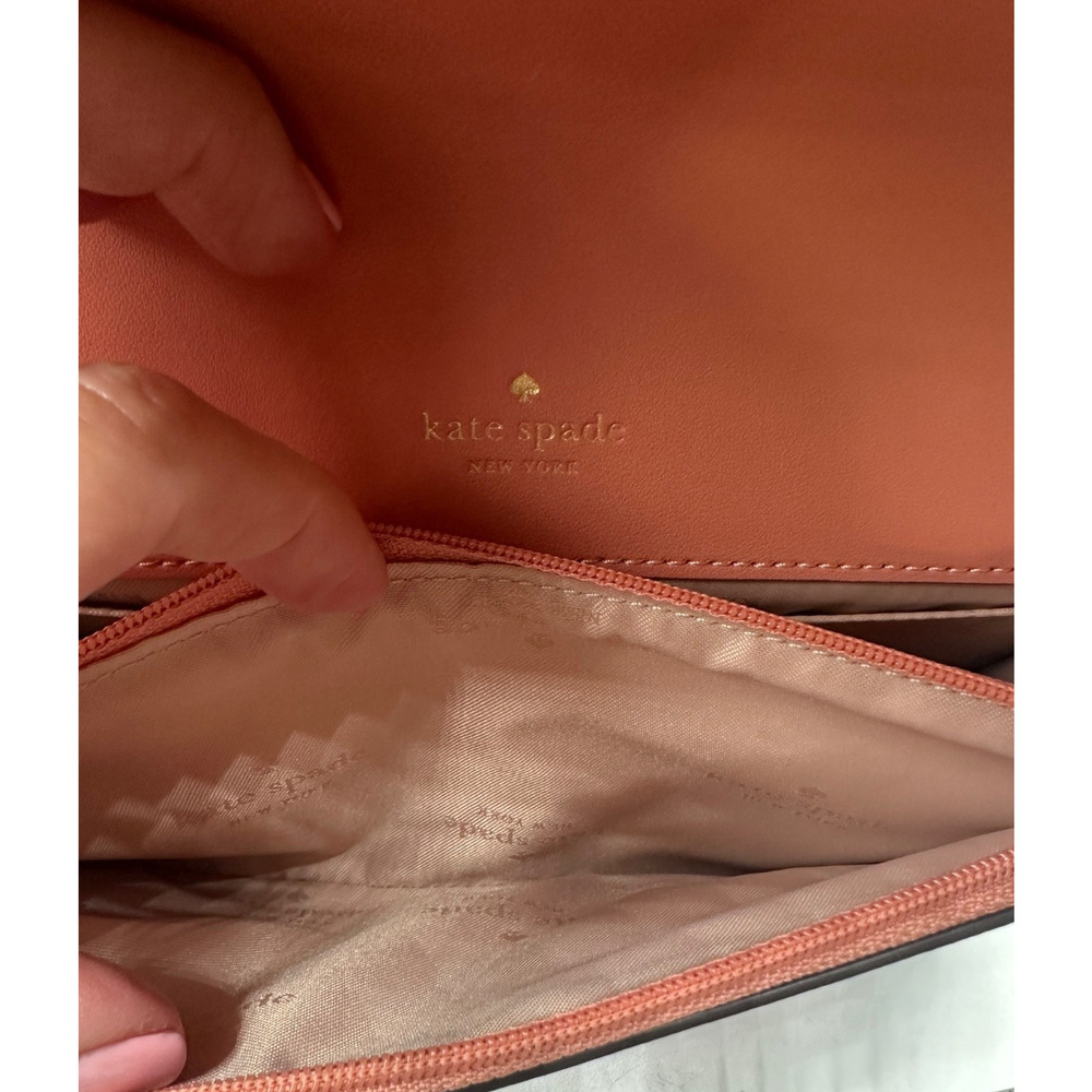 Kate Spade Madison Small Flap Crossbody Pink Chain Shoulder Strap Leather - Picture 7 of 7